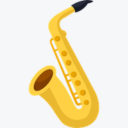 Sax Icon Gray BG